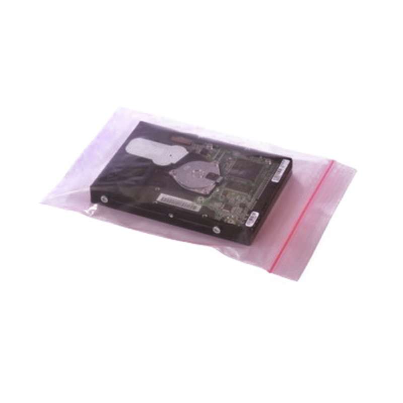 6" x 8" x .004" ZIP TOP PINK ANTISTAT BAG